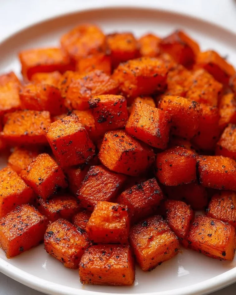 Crispy air fryer carrots seasoned and ready to serve as a healthy side dish.