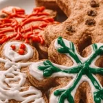 Festively decorated Christmas dog treats for festive celebration