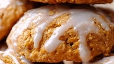 Delicious pumpkin cake mix cookies fresh out of the oven