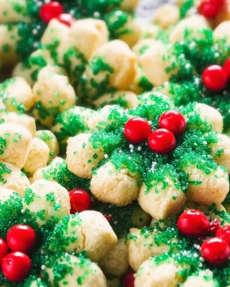 Plate of delicious Cream Cheese Spritz Cookies ready to be enjoyed