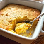 Delicious Jiffy Corn Casserole made with corn and Jiffy mix, perfect for gatherings