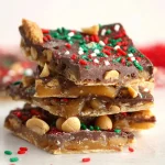 Delicious Pretzel Peanut Cracker Toffee with crunchy pretzels and peanuts