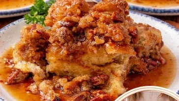 Golden-baked French Toast Bake dish with a warm, inviting finish