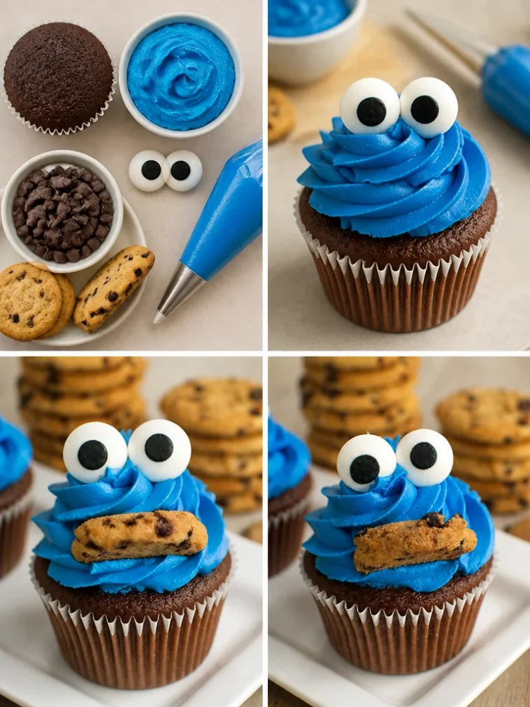 Colorful cupcakes from crazy sweet cupcake recipes for kids