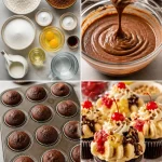 Delicious Father's Day cupcakes decorated for celebration