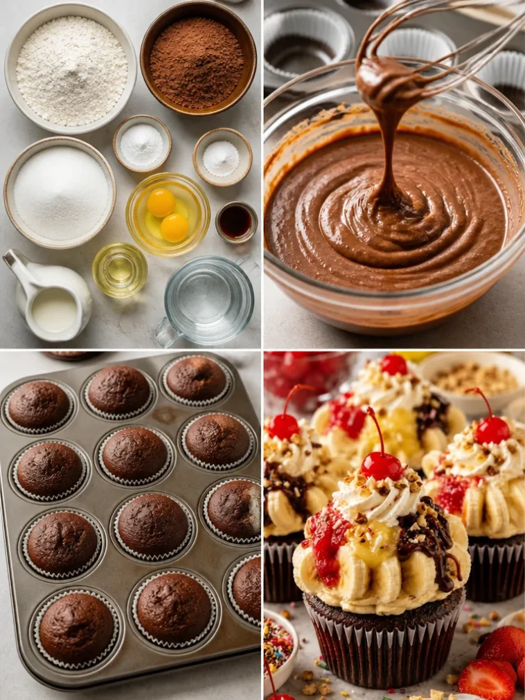 Delicious Father's Day cupcakes decorated for celebration